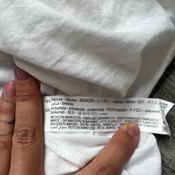 White Summer Boho Shirt - Picture 4 of 5